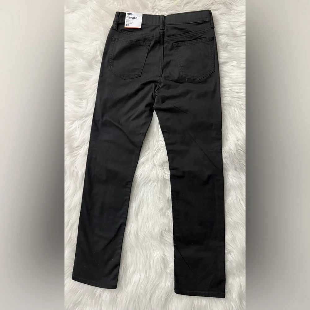 Old Navy charcoal karate slim pants